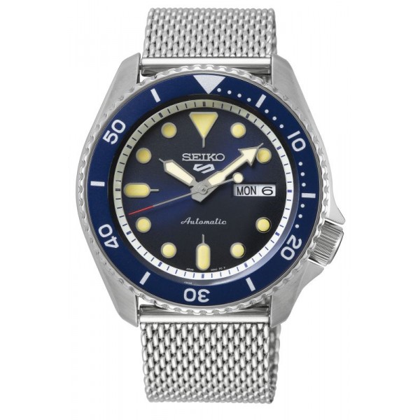 SEIKO 5 SUITS BLEU MILANAIS SRPD71K1