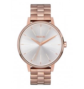 Montre femme NIXON Kensington bracelet or rose/blanc - A099 1045-00