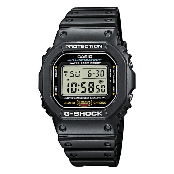 Montre homme Casio G-shock Black et White Gris  DW-5600E-1VER