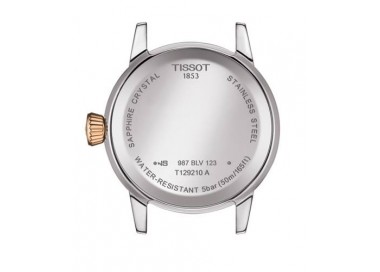 Montre Femme Tissot Classic Dream blanc bracelet acier - Réf. T1292102201300