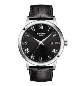 TISSOT CLASSIC DREAM NOIR CUIR T1294101605300