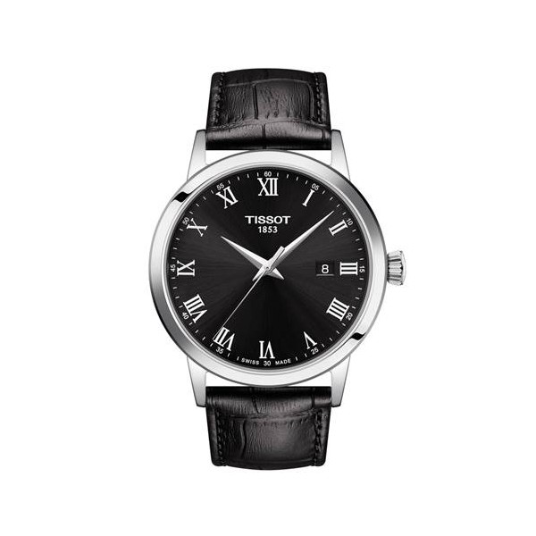 TISSOT CLASSIC DREAM NOIR CUIR T1294101605300