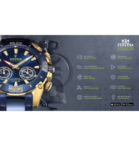 FESTINA CHRONO BIKE CONNECTEE CAMOUFLAGE NOIR