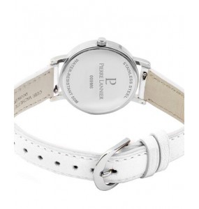 Montre Femme Pierre Lannier Multiples en Cuir Blanc Ref 009M600