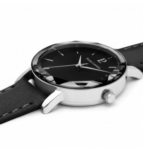 Montre Femme Pierre Lannier Multiples en Cuir Noir Ref 009M633