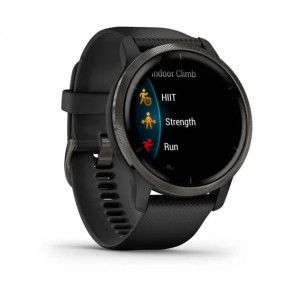 Montre Homme Connectée GARMIN Venu 2 Silicone Noire - 010-02430-11