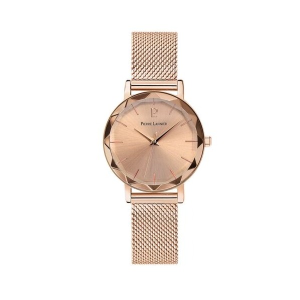 Montre Femme Pierre Lannier Multiples en Acier Rose Ref 010P958