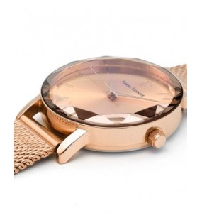 Montre Femme Pierre Lannier Multiples en Acier Rose Ref 010P958