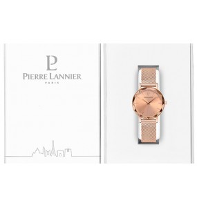 Montre Femme Pierre Lannier Multiples en Acier Rose Ref 010P958