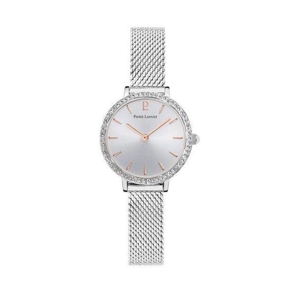 Montre Femme Pierre Lannier Nova en Acier Argenté Ref 022G628 Montre Femme Pierre Lannier Nova en Acier Argenté Ref 022G628