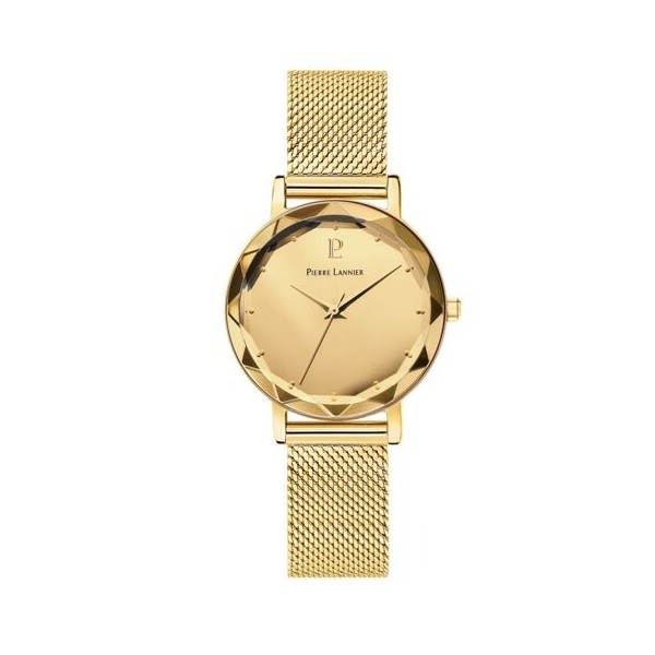 Montre Femme Pierre Lannier Multiples en Acier Doré Ref 025P548