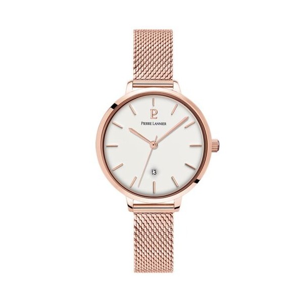 Montre Femme Pierre Lannier Echo en Acier Doré Rose Ref 032K908