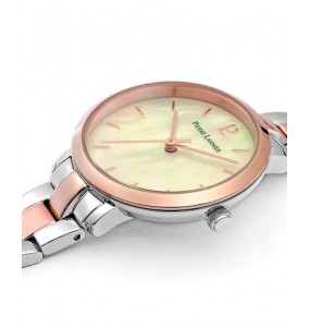 Montre Femme Pierre Lannier Aura Nacre Verte Acier Bicolore  - 055M791