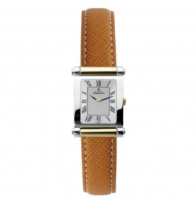 Montre Femme Michel Herbelin Antarès Argentée Cuir Brun - 17049/T01MA