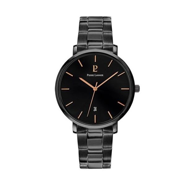 Montre Homme Pierre Lannier Echo Noire Acier Noir - 250G439 Montre Homme Pierre Lannier Echo Noire Acier Noir - 250G439