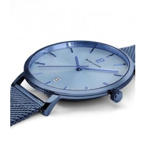 Montre Homme Pierre Lannier Echo en Acier Bleu Ref 259F469