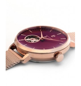 Montre Femme Automatique Pierre Lannier Automatic en Acier Doré Rose Ref 307F988