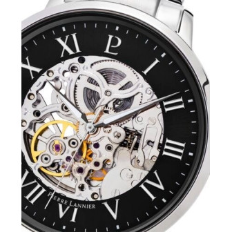 Montre Homme Automatique Pierre Lannier Automatic en Acier Argenté Ref 317B131