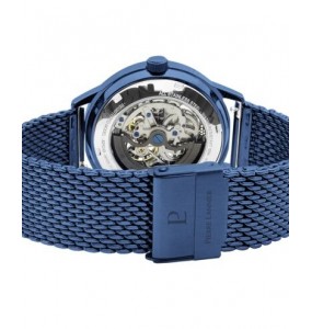 Montre Homme Automatique Pierre Lannier Impact en Acier Bleu Ref 332C469