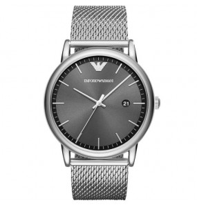 Montre Homme Emporio Armani Montres Luigi en Acier Argenté Ref AR11069