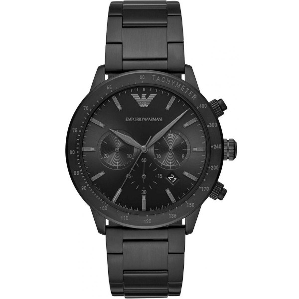 Montre Homme Emporio Armani Montres Mario en Acier Noir Ref AR11242