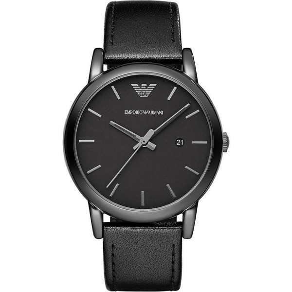 Montre Homme Emporio Armani Montres Luigi en Cuir Noir Ref AR1732