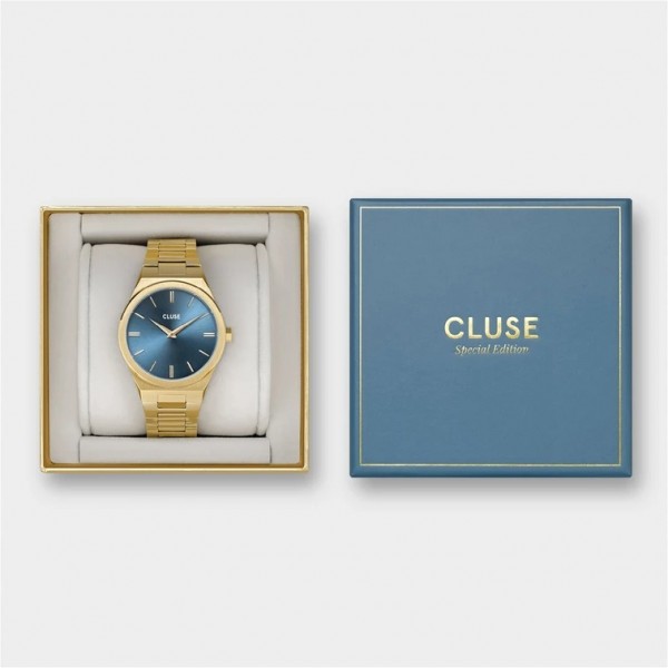 Montre Femme Cluse Vigoureux Argent, Bleu -CW0101210005