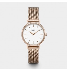 Montre Femme Cluse Boho Chic Petite Or rose, blanc - CW0101211003