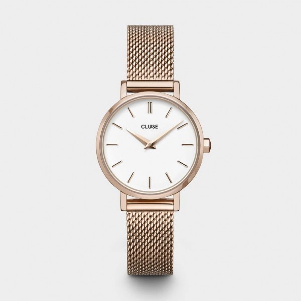 Montre Femme Cluse Boho Chic Petite Or rose, blanc - CW0101211003 Montre Femme Cluse Boho Chic Petite Or rose, blanc - CW0101211003