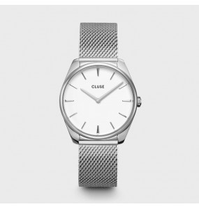 Montre Femme Cluse Feroce Argent, blanc - CW0101212001