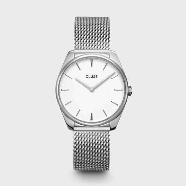 Montre Femme Cluse Feroce Argent, blanc - CW0101212001