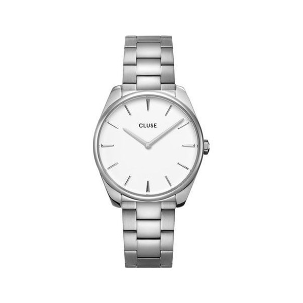 Montre Femme Cluse Feroce Acier gris, blanc - CW0101212003