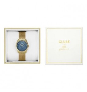 Montre Femme Cluse Feroce petite Doré, bleu - CW0101212007