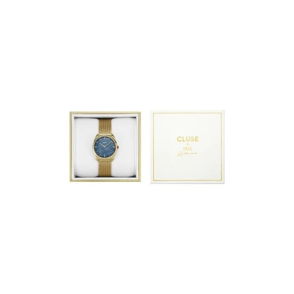 Montre Femme Cluse Feroce petite Doré, bleu - CW0101212007