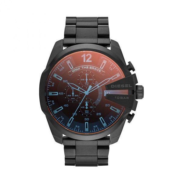 Montre Homme Diesel Mega Chief en Acier Noir Ref DZ4318