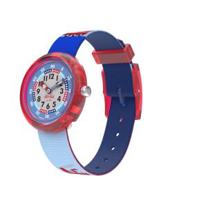 Montre Enfant Flik Flak Firetruck en Nylon Ref FBNP160