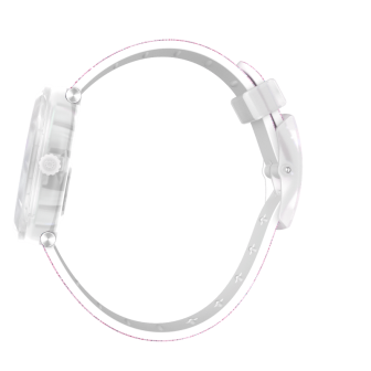Montre Enfant Flik Flak Pearlaxus en Plastique Rose Ref FCSP107