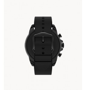 Montre Homme Connectée Fossil Gen 6 en Silicone Noir Ref FTW4061