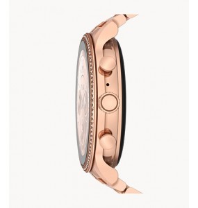 Montre Femme Fossil GEN 6 Smartwatch doré  rose FTW6077