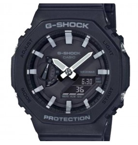 Montre Homme CASIO G-Shock Chrono Résine Noir - GA-2100-1AER