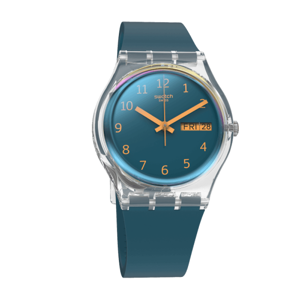 Montre Unisexe Swatch Blue Away GE721