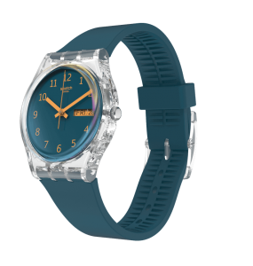 Montre Unisexe Swatch Blue Away GE721