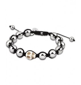 bracelet acier skull LS3019-2/2