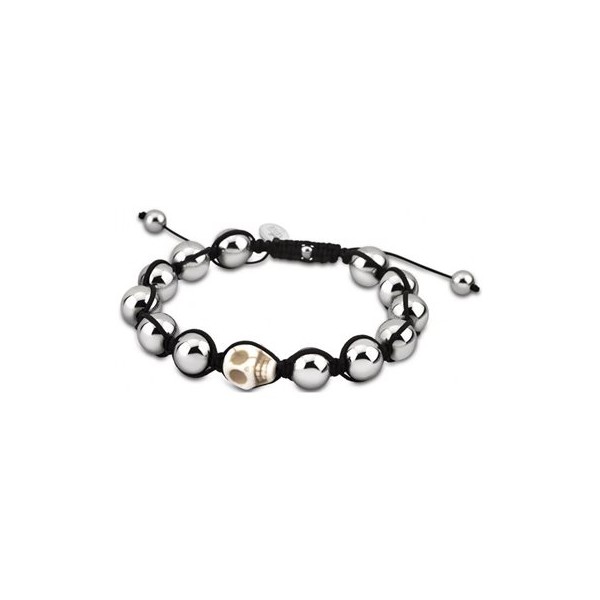 bracelet acier skull LS3019-2/2