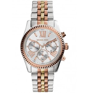 Montre Femme Michael Kors Lexington en Acier Tricolore Ref MK5735