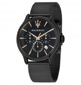 Montre Homme Maserati Epoca en Acier Noir Ref R8873618013