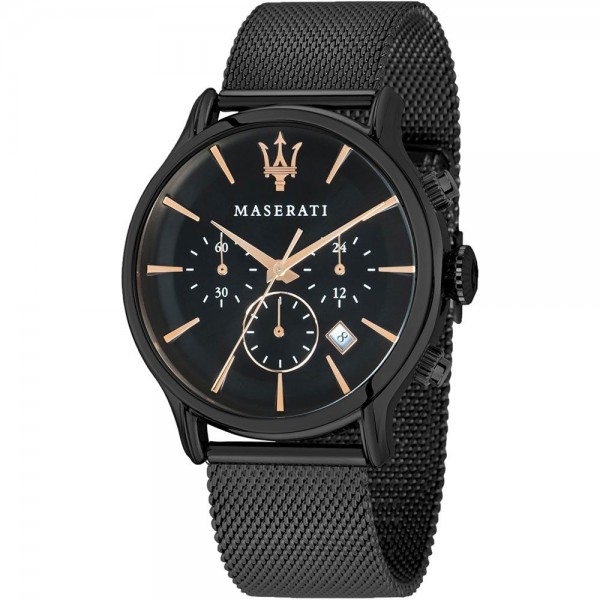 Montre Homme Maserati Epoca en Acier Noir Ref R8873618013