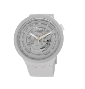 Montre Homme SWATCH Bioceramic C-Grey Gris Big Bold  Squelette - SB03M100