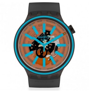 Montre Homme SWATCH Big Bold Fire Taste Squelette - SO27B112