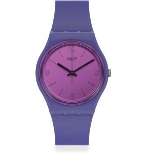 Montre Unisexe SWATCH Les Originales Mood Boost Violet Purple - SO28N102